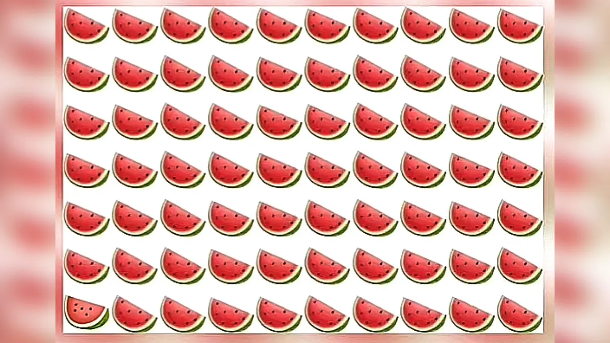 Tes Penglihatan: Buktikan dengan Temukan Semangka Paling Berbeda dalam 5 Detik!