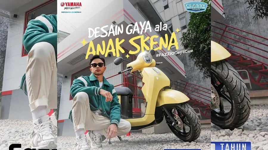 Produk terbaru dari Yamaha Indonesia yakni Yamaha Fazzio ini diklaim sebagai “Matic Hybrid 125 CC Pertama di Indonesia”.