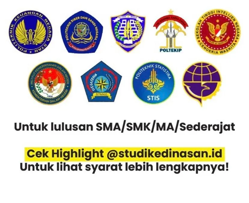 Sekolah Kedinasan Dengan Gaji Tertinggi/Instagram @sekolah.kedinasan.
