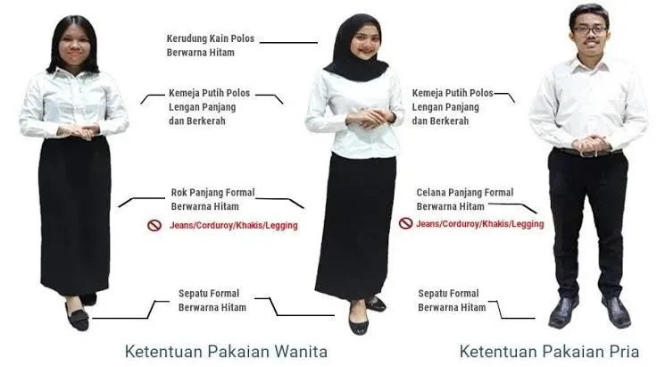 Pakaian saat SKD CPNS 2024