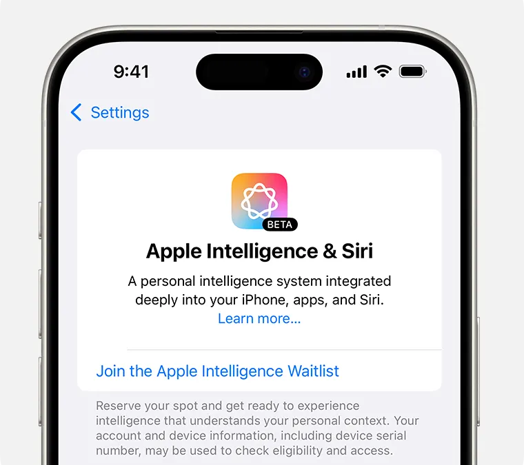 Ilustrasi Apple Inteligience