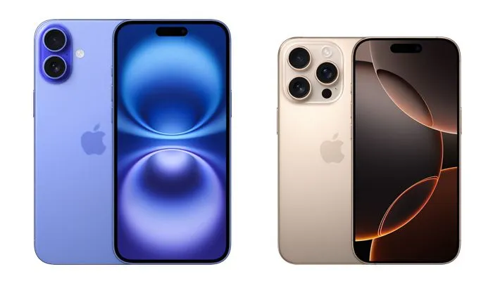 Perbandingan iPhone Plus vs iPhone 16 Pro 