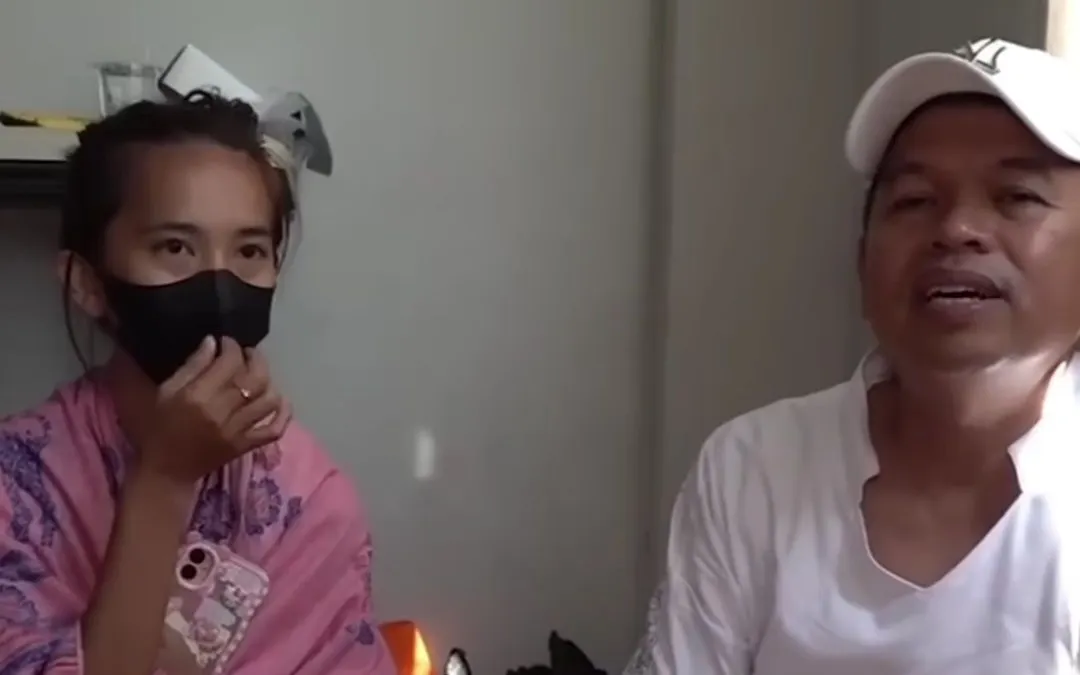 Mantan Bupati Purwakarta, Dedi Mulyadi dan Linda