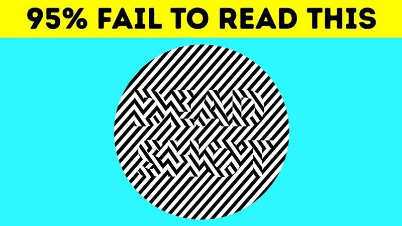 Tes Penglihatan: Kata Apa yang Berada dalam Lingkaran Zig Zag Ini, Tebak dalam 10 Detik