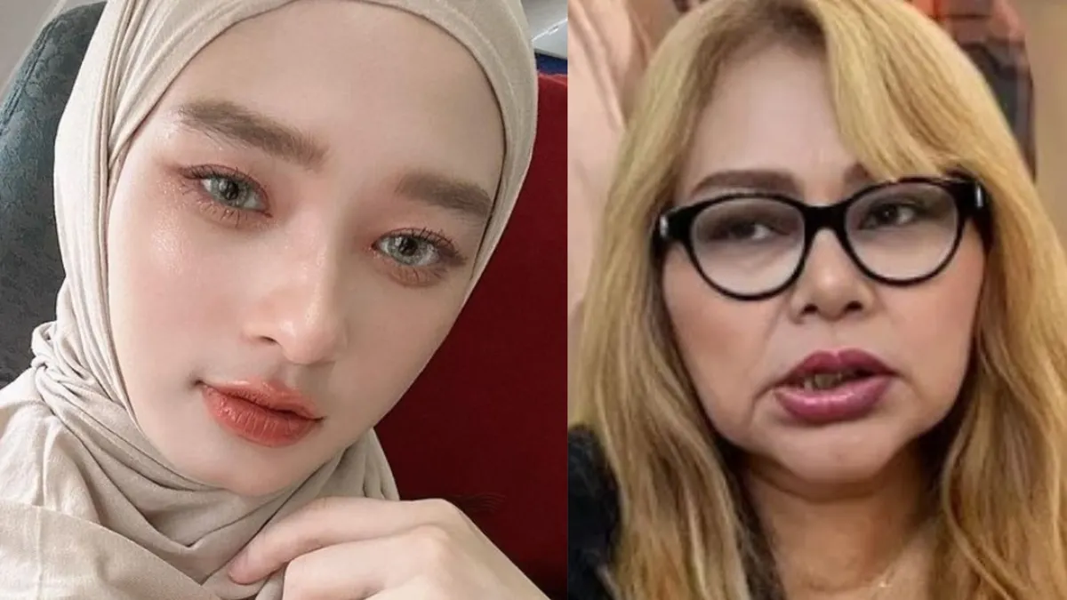 nara Rusli (kiri) yang enggan mewujudkan harapan Eva Manurung (kanan) untuk rujuk kembali dengan Virgoun