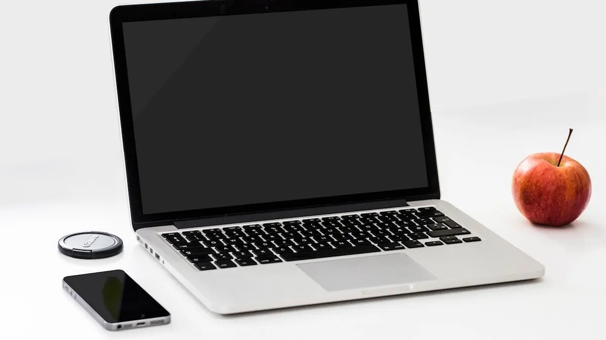 Ilustrasi laptop gaming.
