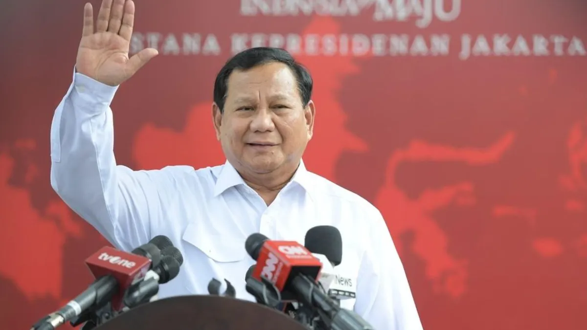 Presiden terpilih Prabowo Subianto