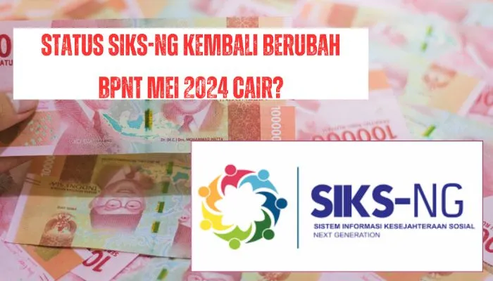 Ilustrasi SIKS-NG Bansos BPNT Mei 2024