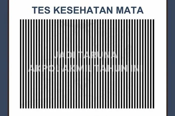 Tes Penglihatan: Amati Garis Vertikal Ini, Ternyata Ada Rangkaian Kata yang Tersembunyi