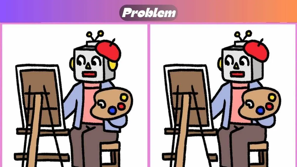 Tes IQ: Ada 3 Perbedaan pada Gambar Robot, Bisakah Kamu Menemukannya?