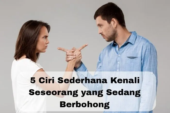 Ilustrasi Orang yang Sedang Berbohong