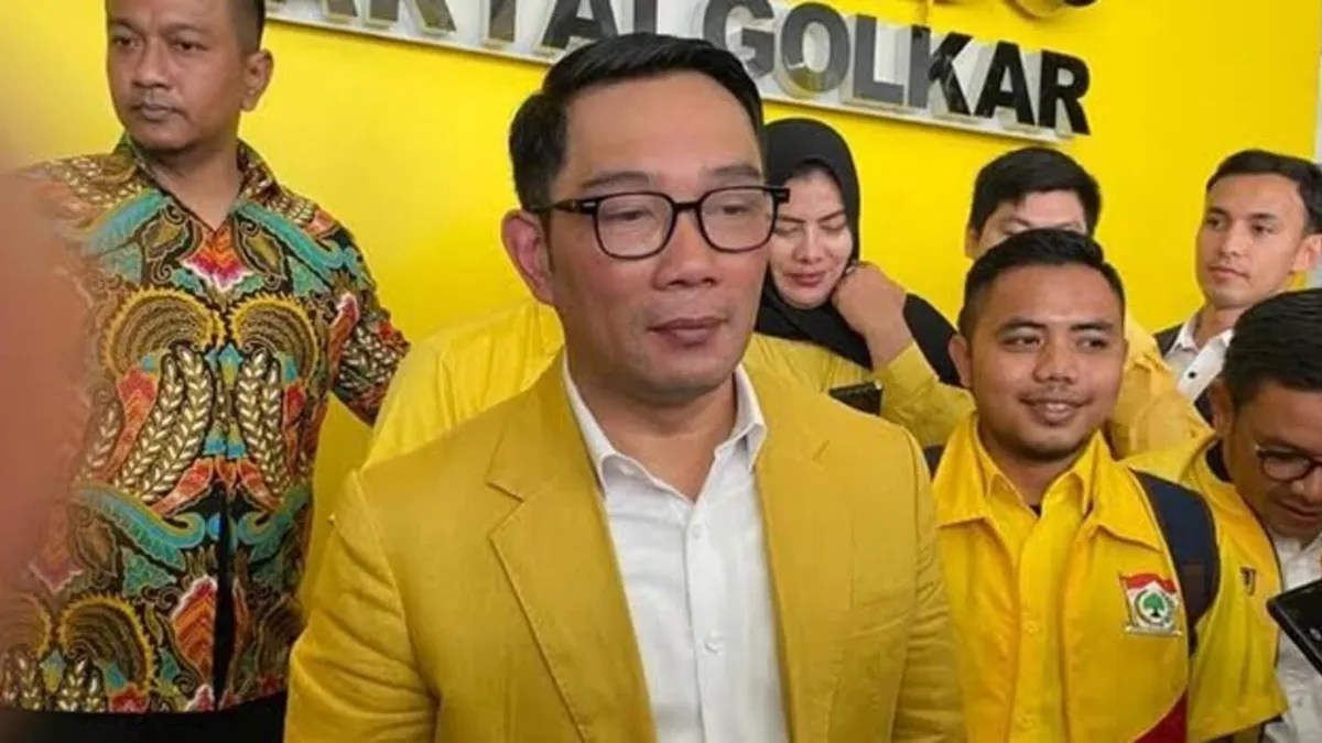 Deklarasi pencalonan Ridwan Kamil dan Suswono digelar di Golden Ballroom, Hotel Sultan, Jakarta, pada Senin sore, 19 Agustus 2024.