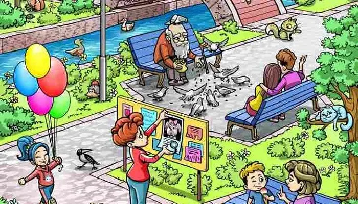 Tes IQ: Temukan Anak Anjing yang Hilang di Taman dalam Waktu 21 Detik, Ayo Bantu Pemiliknya!