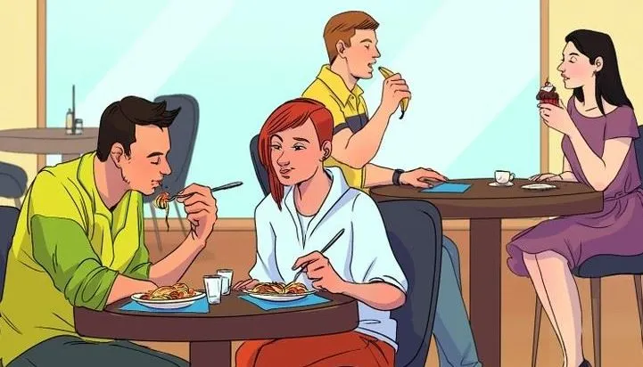 Tes IQ: Bisa Tebak Siapa Alien di Restoran Ini?