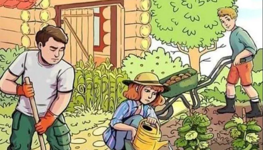 Tes IQ: Bisakah Kamu Temukan 3 Kata Tersembunyi di Gambar Kebun Ini?