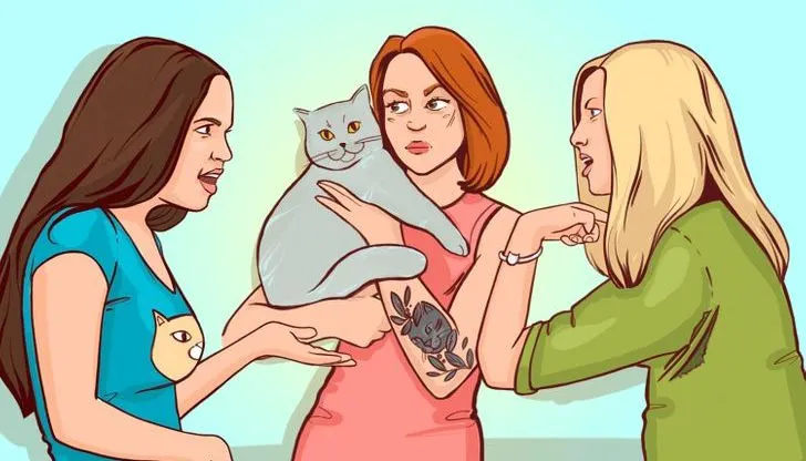 Tes IQ: Siapa Wanita Pemilik Kucing di Gambar?