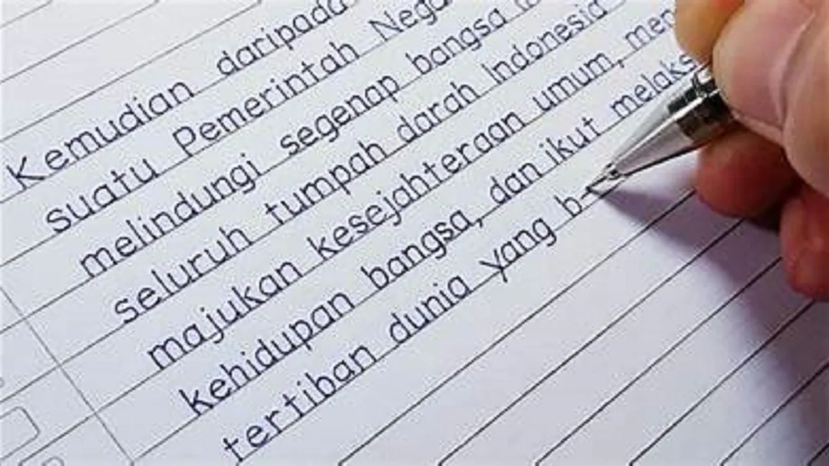 Kepribadian berdasarkan tulisan