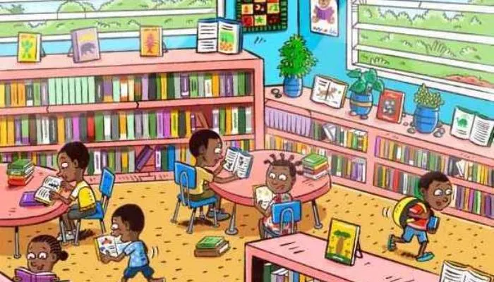 Tes Ilusi Optik: Temukan Sisir di Perpustakaan dalam 7 Detik!
