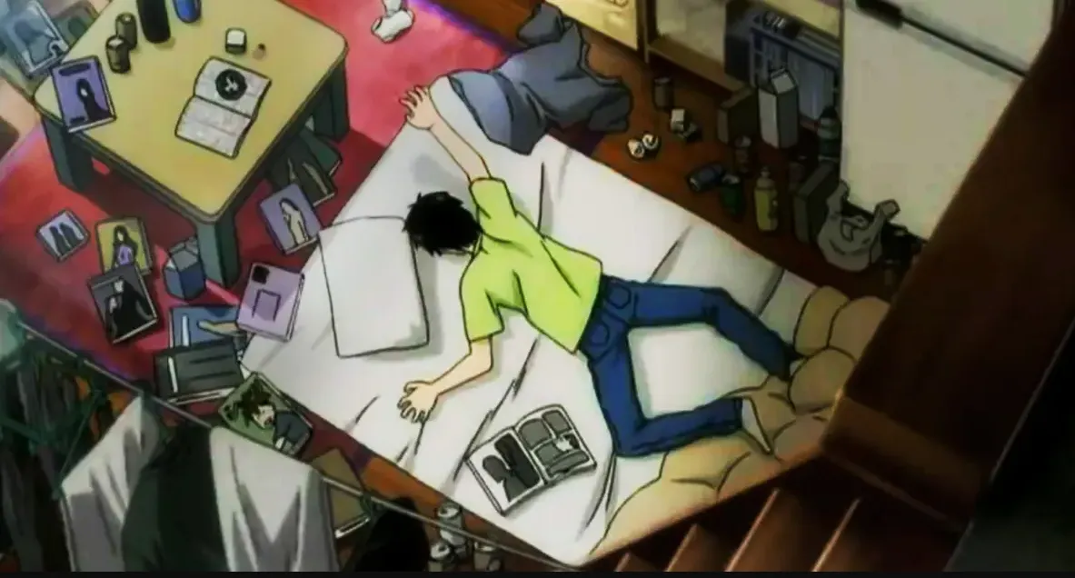 Ilustrasi gaya hidup mager