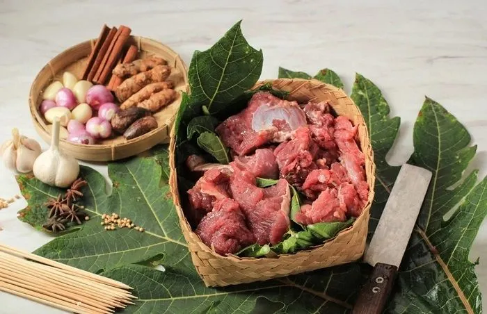 Ilustrasi daging kurban Idul Adha