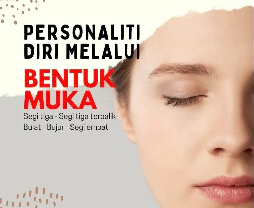 Ilustrasi tes kepribadian berdasarkan bentuk wajah