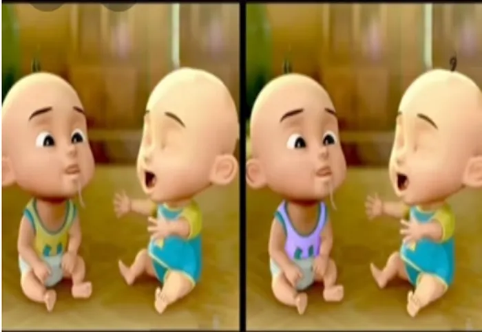 Tes Penglihatan: Uji Ketajaman Mata Kamu! Temukan 2 Perbedaan pada Gambar Upin dan Ipin dalam Waktu 5 Detik, Bisa?