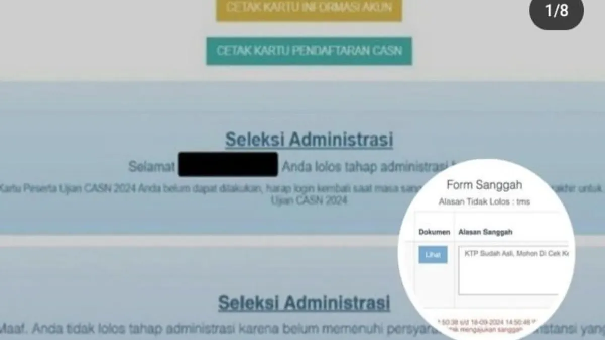 Cara ajukan sanggah CPNS 2024.