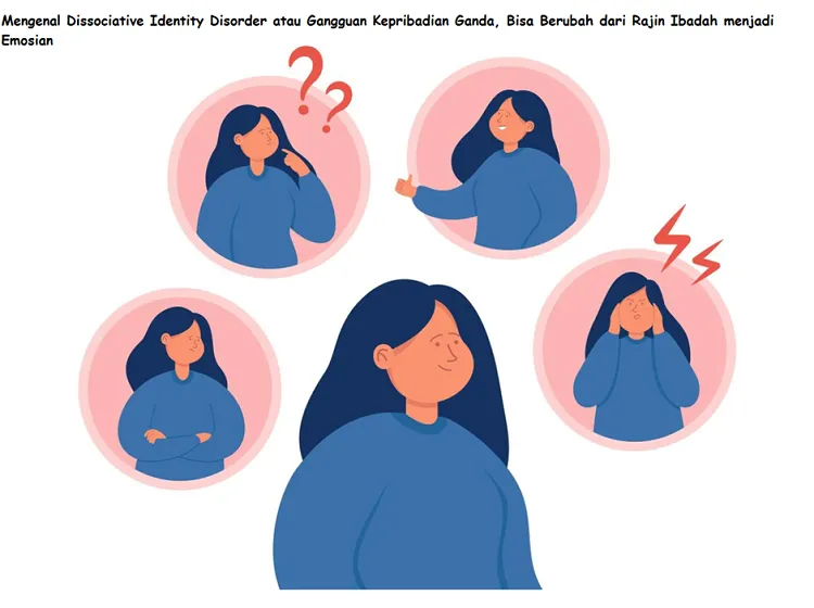Ilustrasi. Seseorang dengan kepribadian ganda atau Dissociative Identity Disorder ini bisa berubah kepribadiannya bahkan menjadi 180 derajat.