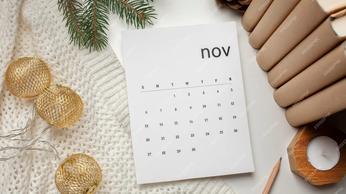 Ilustrasi bulan lahir November