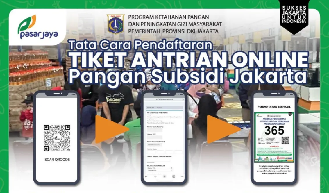 Pengambilan bantuan dana KJP di Pasar Jaya bisa dilakukan pada besok, Minggu, 3 November 2024.