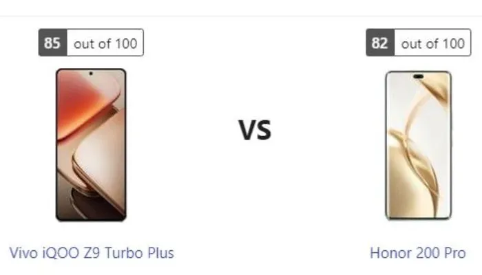 Vivo iQOO Z9 Turbo Plus vs Honor 200 Pro