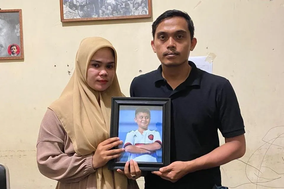 Keluarga korban Afif Maulana.