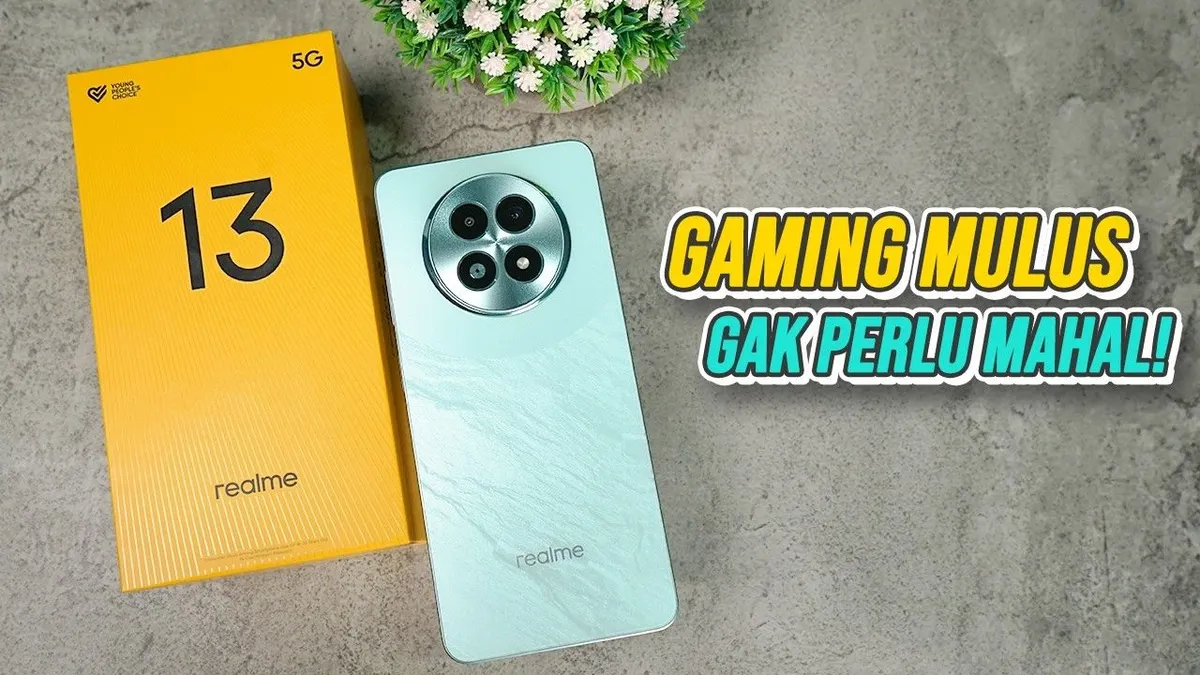 Realme 13 5G hadir dengan chipset Dimensity 6300, RAM 26 GB, layar 120 Hz, serta baterai tahan lama, ideal untuk gaming dan multitugas.