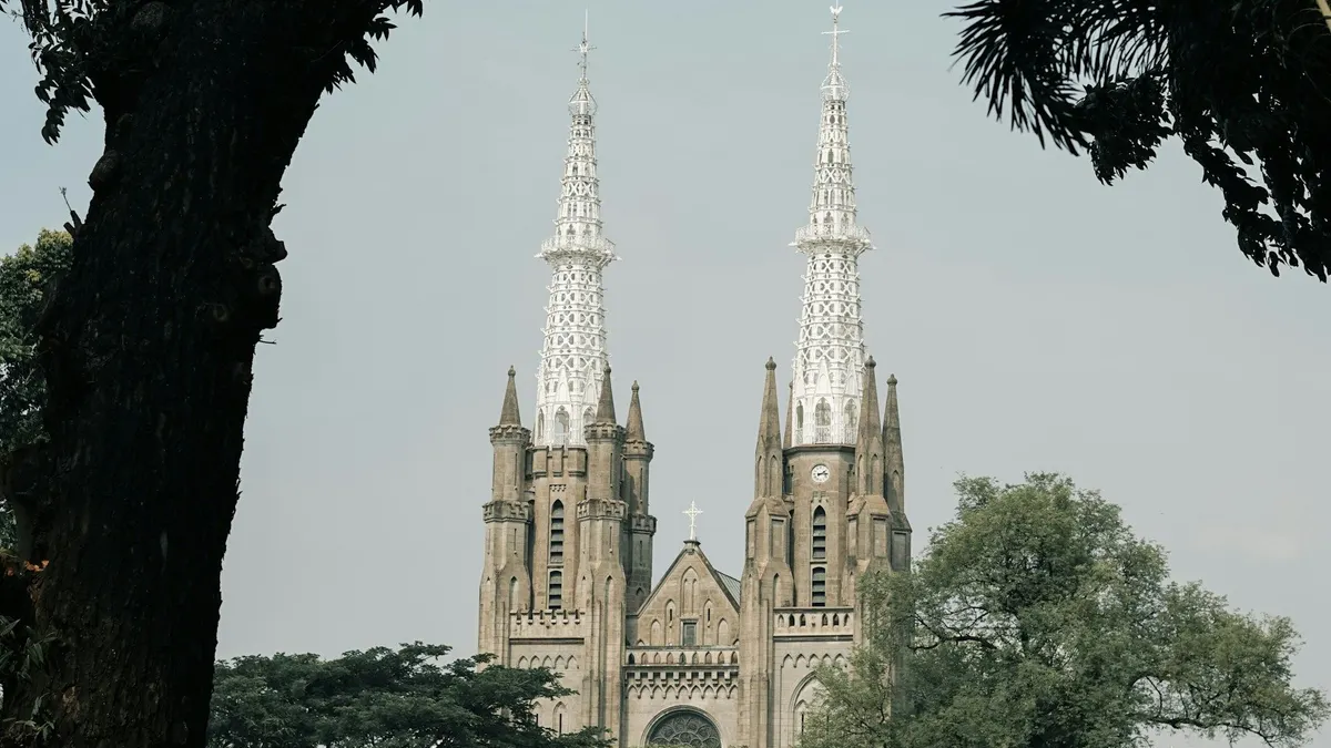 Illustrasi. Gereja tempat beribadah di DKI Jakarta 
