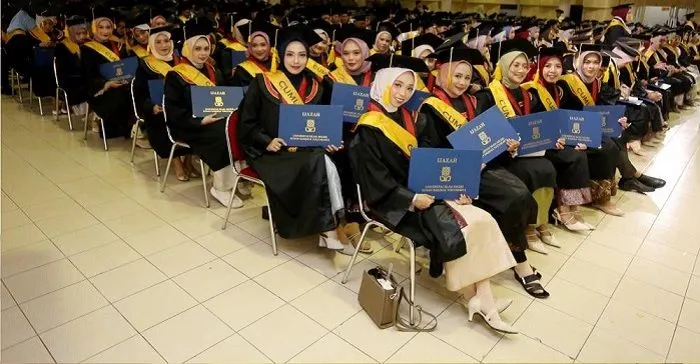 Suasana wisuda di UIN Suka DIY.