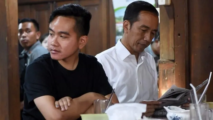 Gibran Rakabuming dan Presiden Jokowi (Setneg)