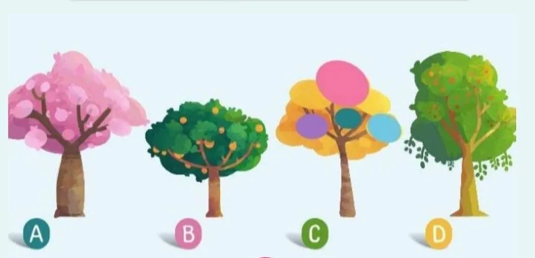Tes Kepribadian: Bongkar Kepribadian Seseorang Berdasarkan Gambar Pohon Mana yang Dipilih, Kamu yang Mana? (Instagram @suryaedukasi)