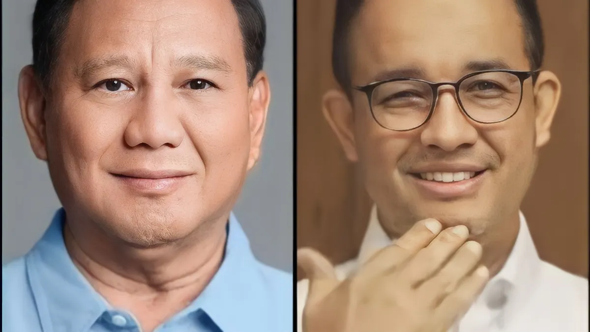 Prabowo Subianto dan Anies Baswedan