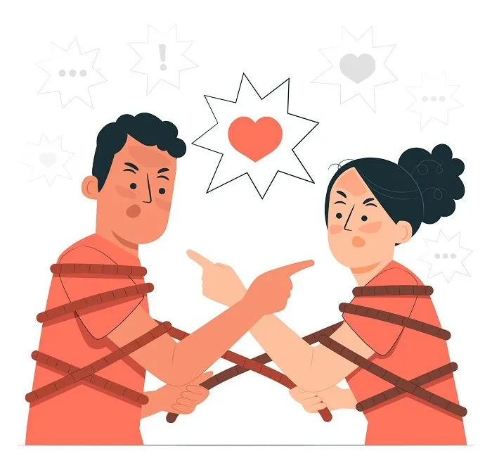 Ilustrasi hubungan toxic