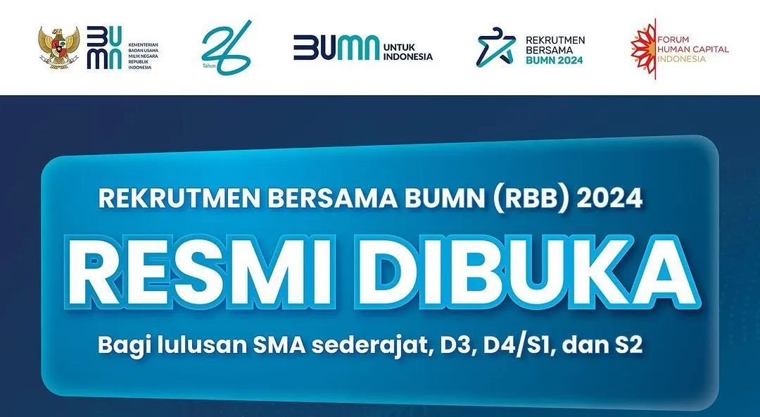 Rekrutmen Bersama BUMN 2024 Resmi Dibuka