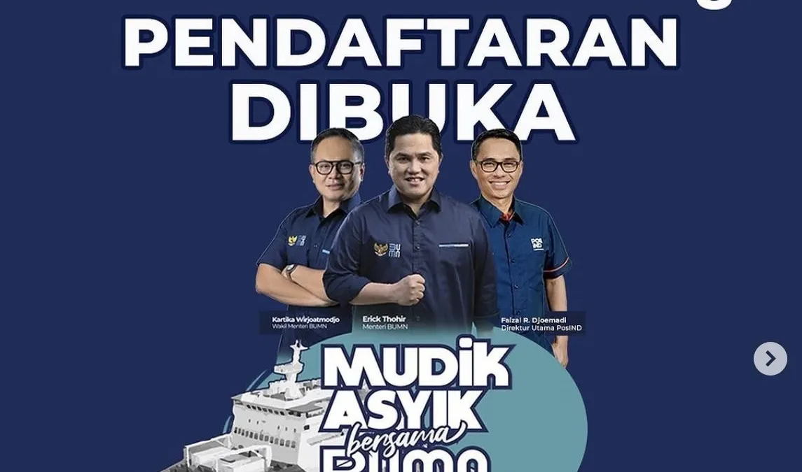 Pos Indonesia bersama BUMN buka mudik gratis 2024.