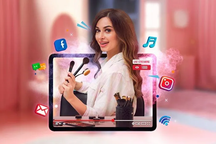 Illustrasi kampus untuk influencer