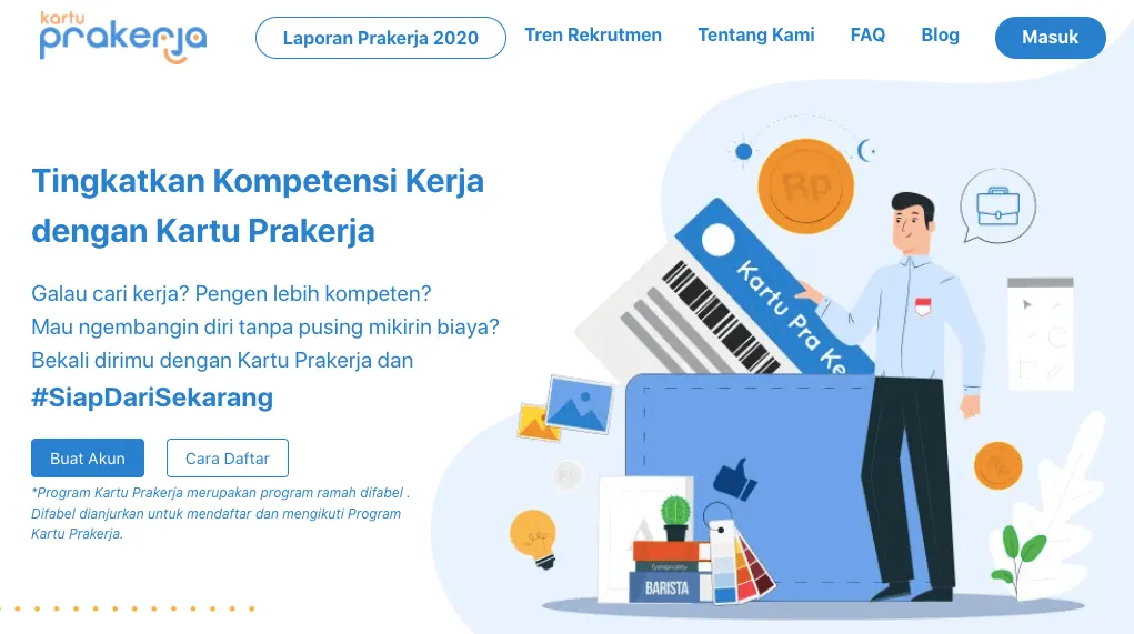 Pada Jumat malam, 23 Februari 2024, Kartu Prakerja telah mengumumkan secara resmi bahwa gelombang 63 sudah dibuka.