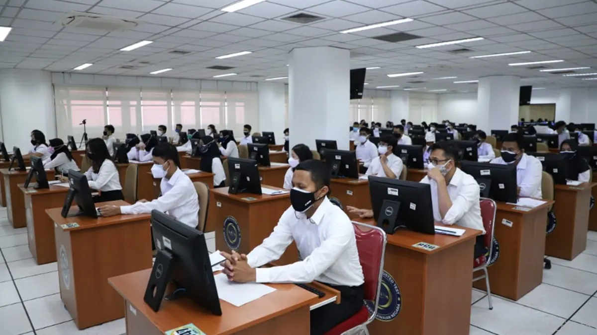 Ilustrasi seleksi ASN- Ada lebih dari 200.000 formasi CPNS fresh graduate yang ditawarkan untuk pemerintah pusat dengan penempatan di IKN.