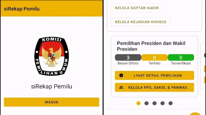 Aplikasi Sirekap Pemilu 2024