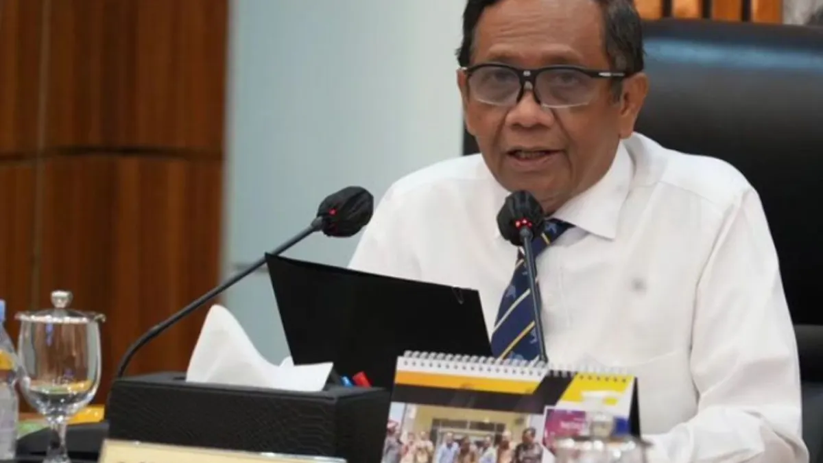 Menkopolhukam Mahfud MD