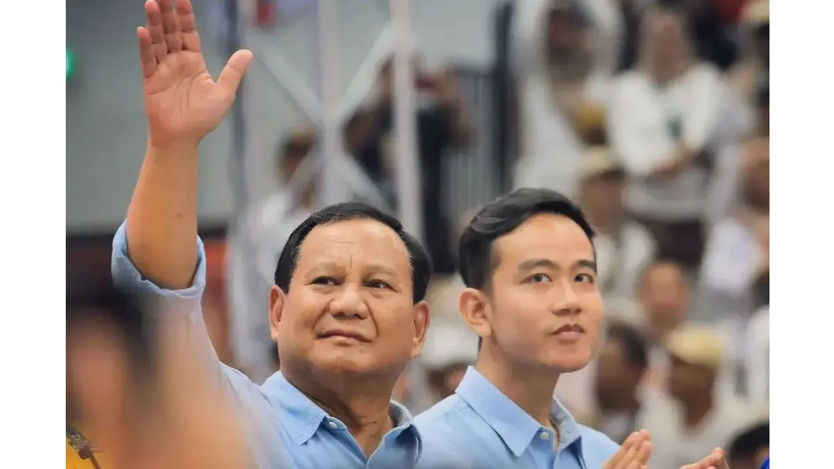Pasangan Capres-Cawapres No Urut 2 Prabowo Subianto dan Gibran Rakabuming.
