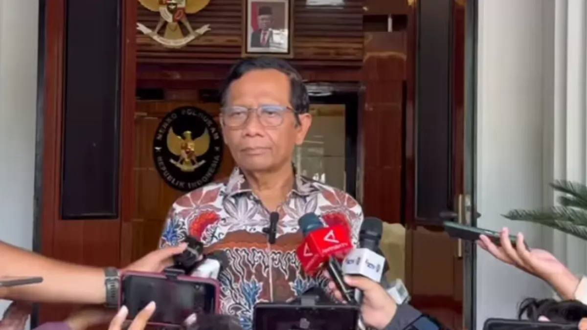 Menkopolhukam Mahfud MD