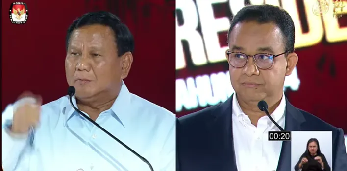 Calon presiden nomor urut 1, Anies Baswedan, merespons santai umpatan yang disampaikan Prabowo kepadanya dengan kata-kata kasar.
