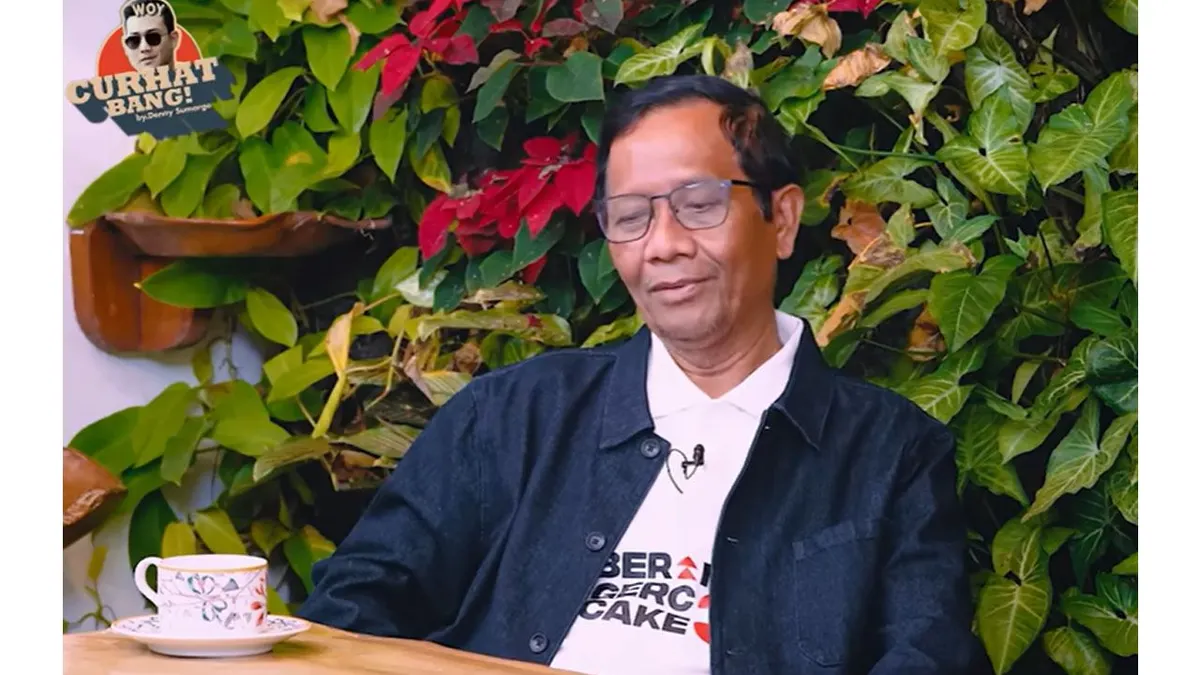 Menkopolhukam sekaligus Cawapres No Urut 3, Mahfud MD